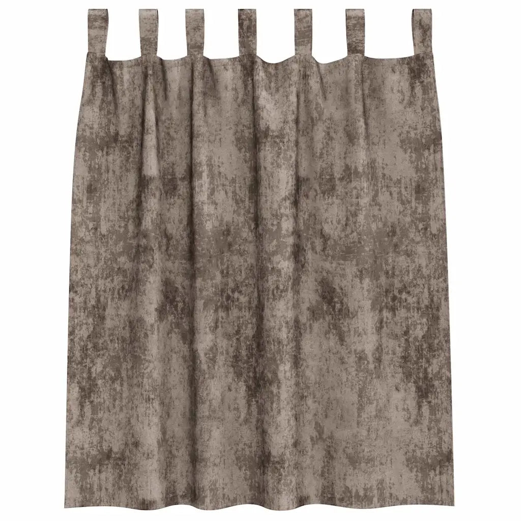 Tende in Velluto 2 pcs Cappuccino 140 x 140 cm Velluto 4107738