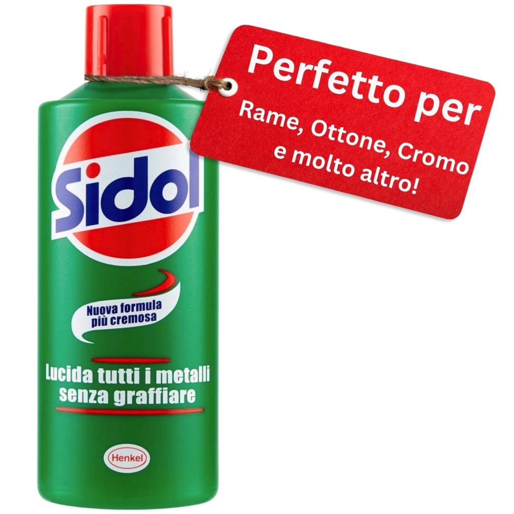 Sidol Lucidante per Metalli 150 ml ? Pulitore e Brillantante di Henkel