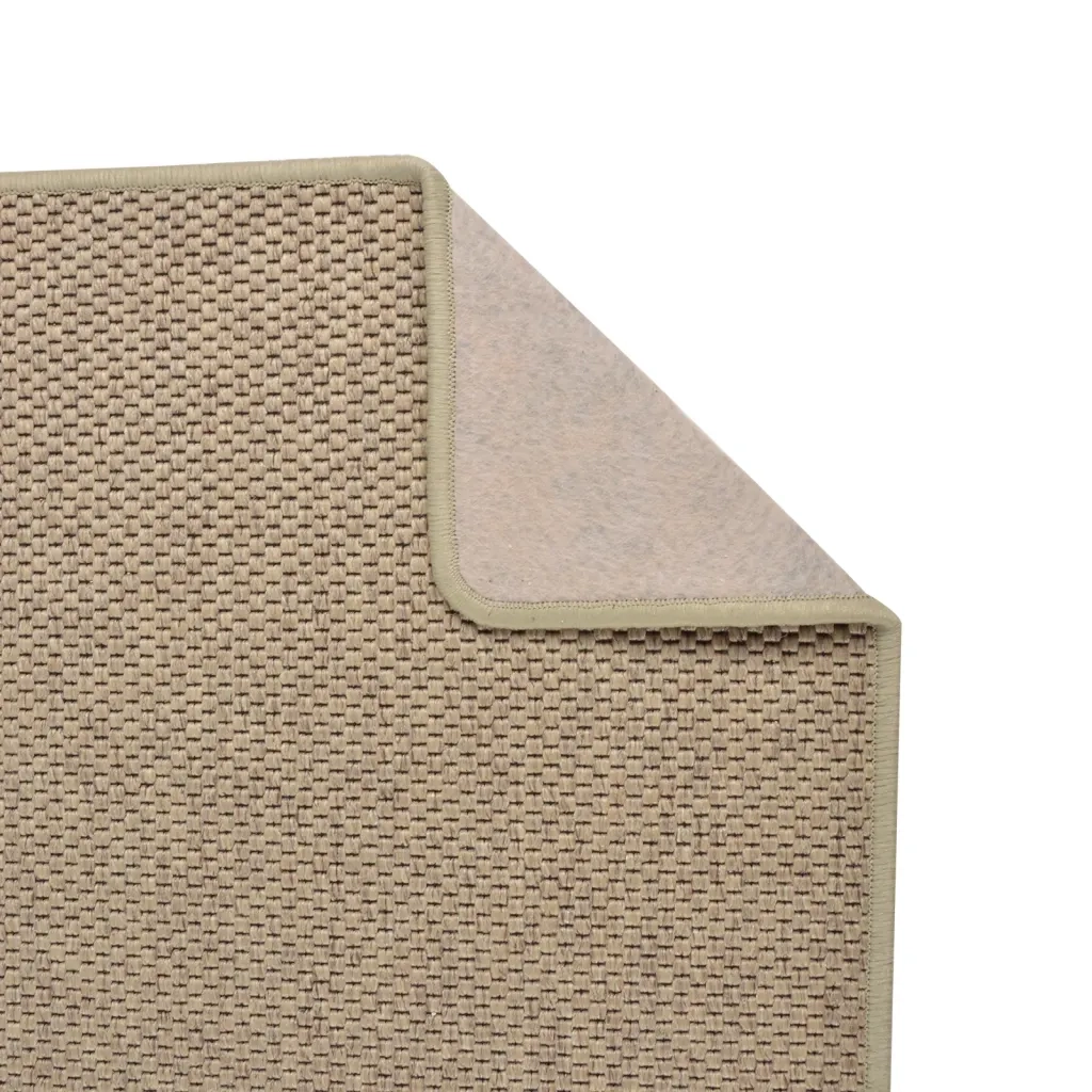 Tappeto Corsia Aspetto Sisal Sabbia 50x100 cm 355784