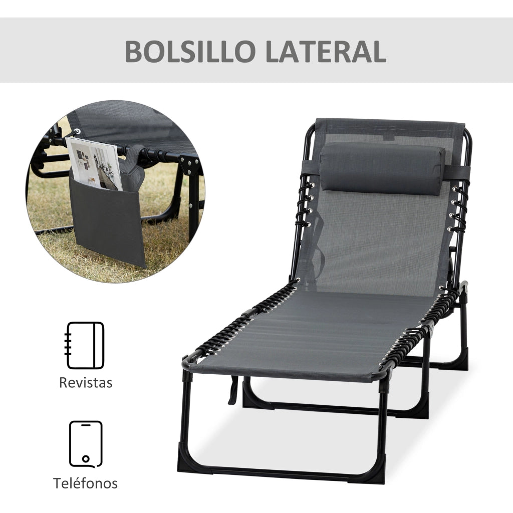 Divano da esterno ¨C Minimal ¨C grigio 189x58x30 cm