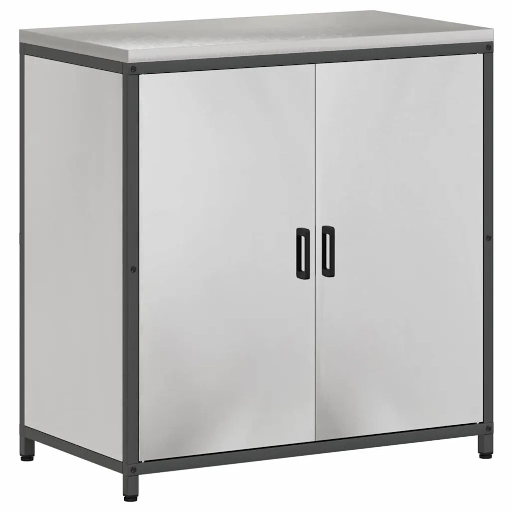 Stoccaggio in cucina con porta Argento 60 x 50 x 92 cm Acciaio