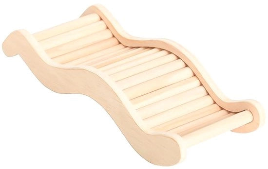 Scale a scala per hamster - 24 x 9,5 cm - Resistente ai morsi - Sostenibile - Ladder per hamster