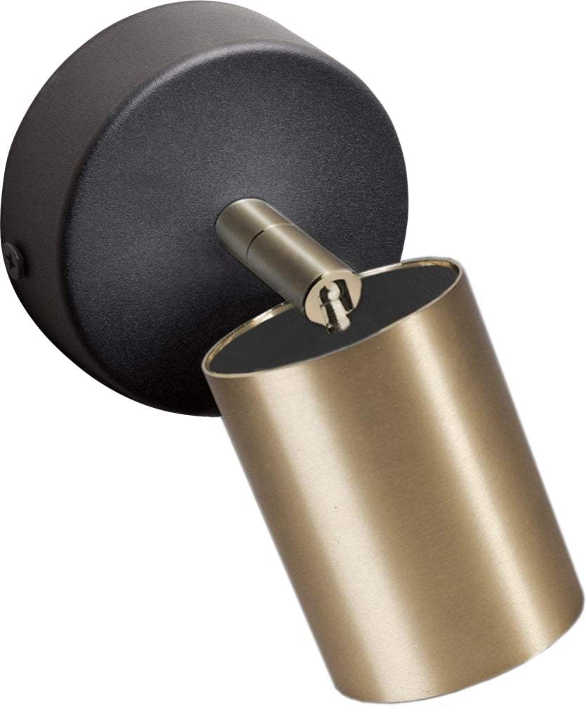 Spot soffitto Nowodvorski Eye 8816 nero/ottone GU10