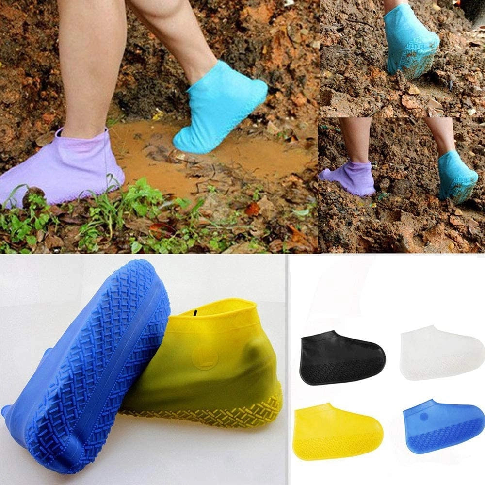 Trade Shop - Copri Scarpe Impermeabile In Silicone Antiscivolo Copriscarpe Lavabili Copertura -    M