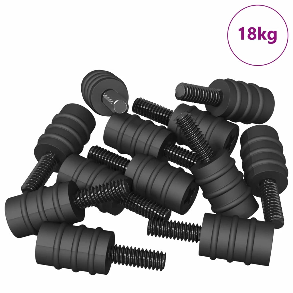 Vite di Standoff 4865 pcs Nero M4 Gomma e Acciaio