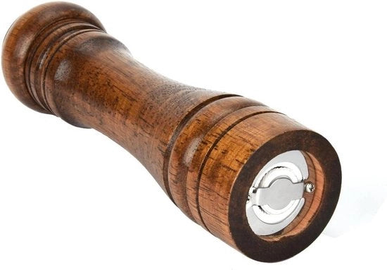 Set per Pepe in Legno - Molitore Ceramico Adattabile - Grinder per Pepe con Costruzione Solida