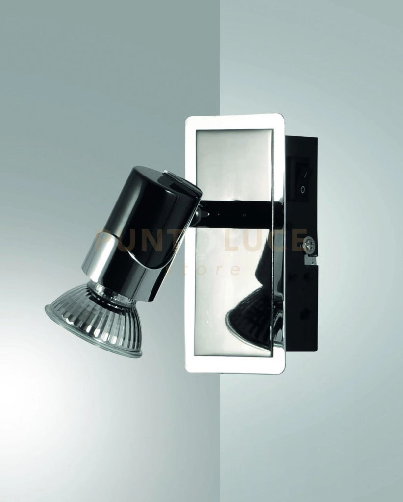 ALICE SPOT  1XGU10 50W CROMO NERO S/L 2554-81-172