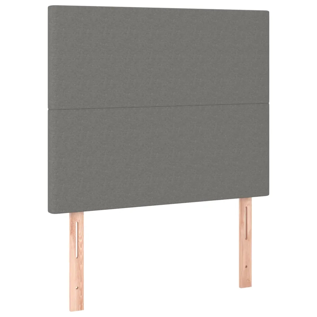 Letto matrimoniale | Letto per adulti | Giroletto senza Materasso Grigio Scuro 120x200 cm Tessuto
