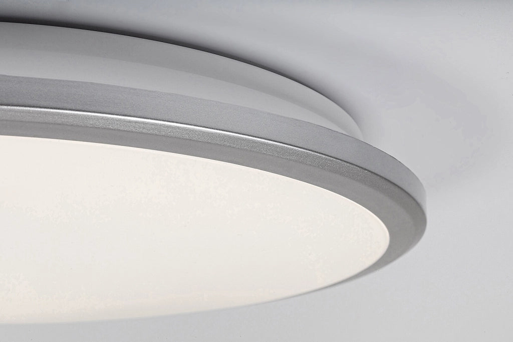 Plafoniera LED tonda 38cm 24W argento Rabalux Engon