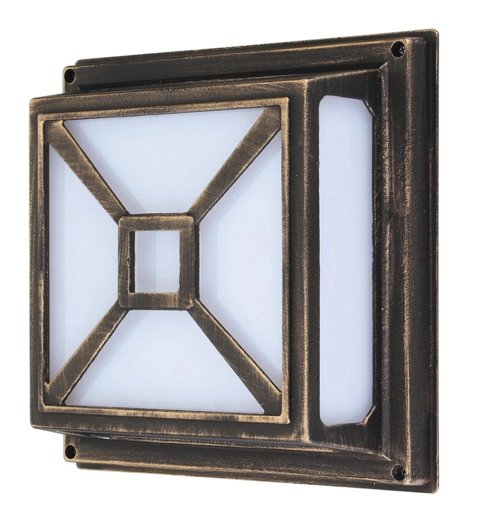 Plafoniera esterna Rabalux Darius 2xE27 oro antico IP54
