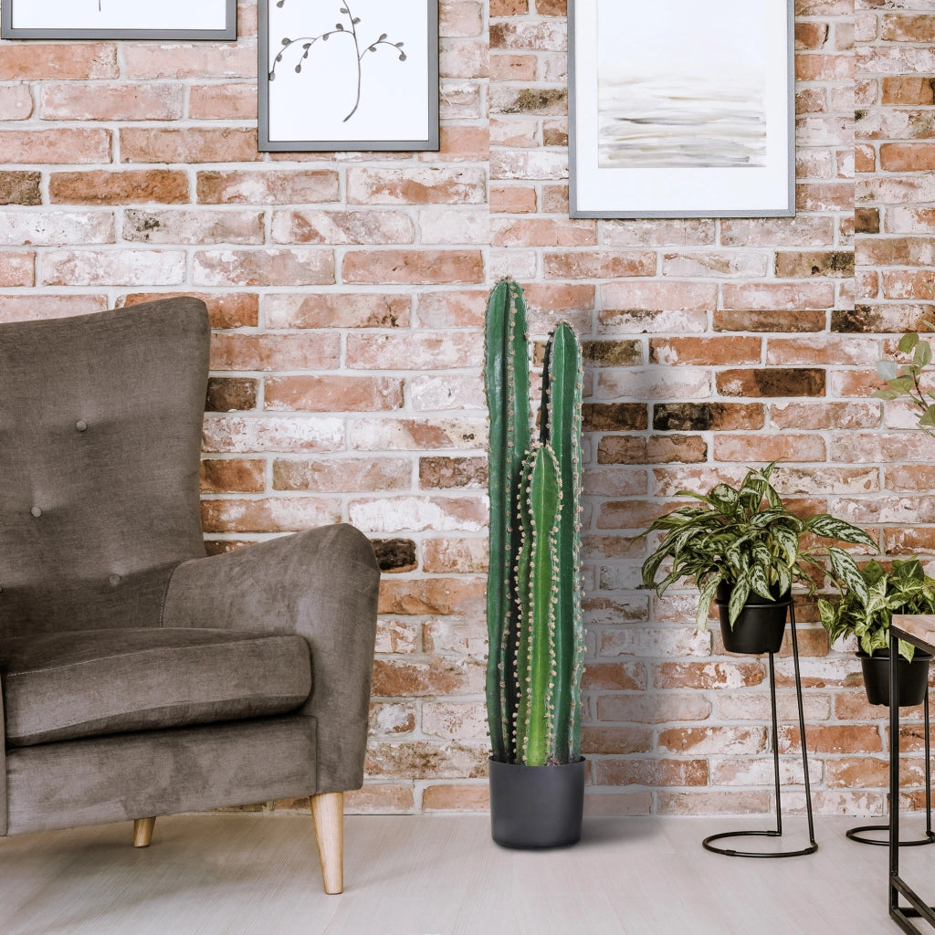 Pianta artificiale grande cactus ¨C Minimal ¨C verde ?17x98H cm