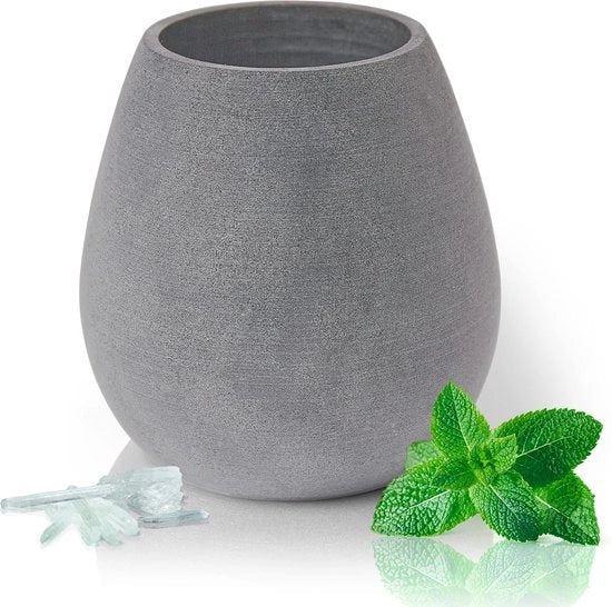 Sauna Aroma per Uova in Pietra Naturale per Cristalli di Mentolo e Infusioni