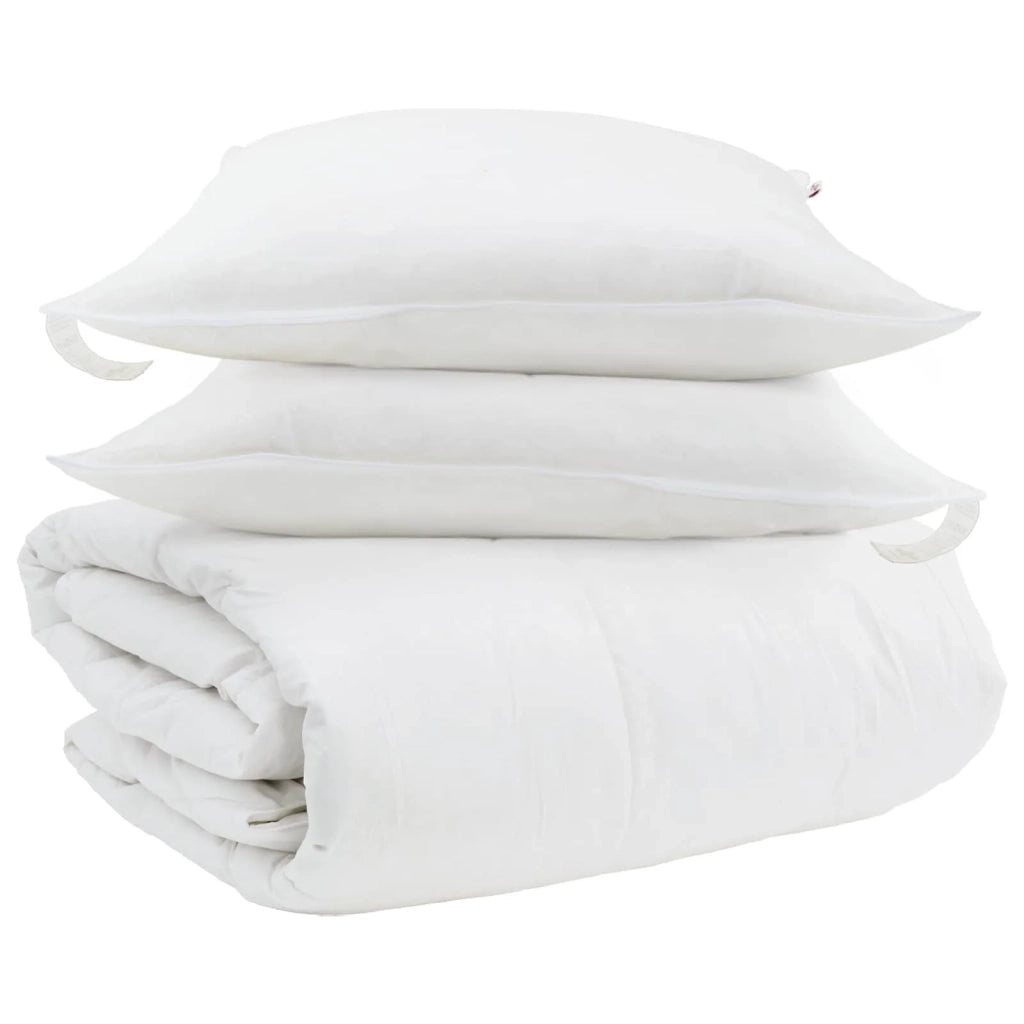 Set di Piumoni con cuscino 3 pz | Duvet Bianco Piuma d'anatra