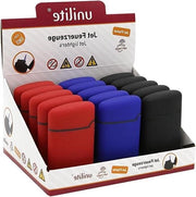 Accendini a turboflamme - 15 pezzi in display - colore morbido - resistente al vento