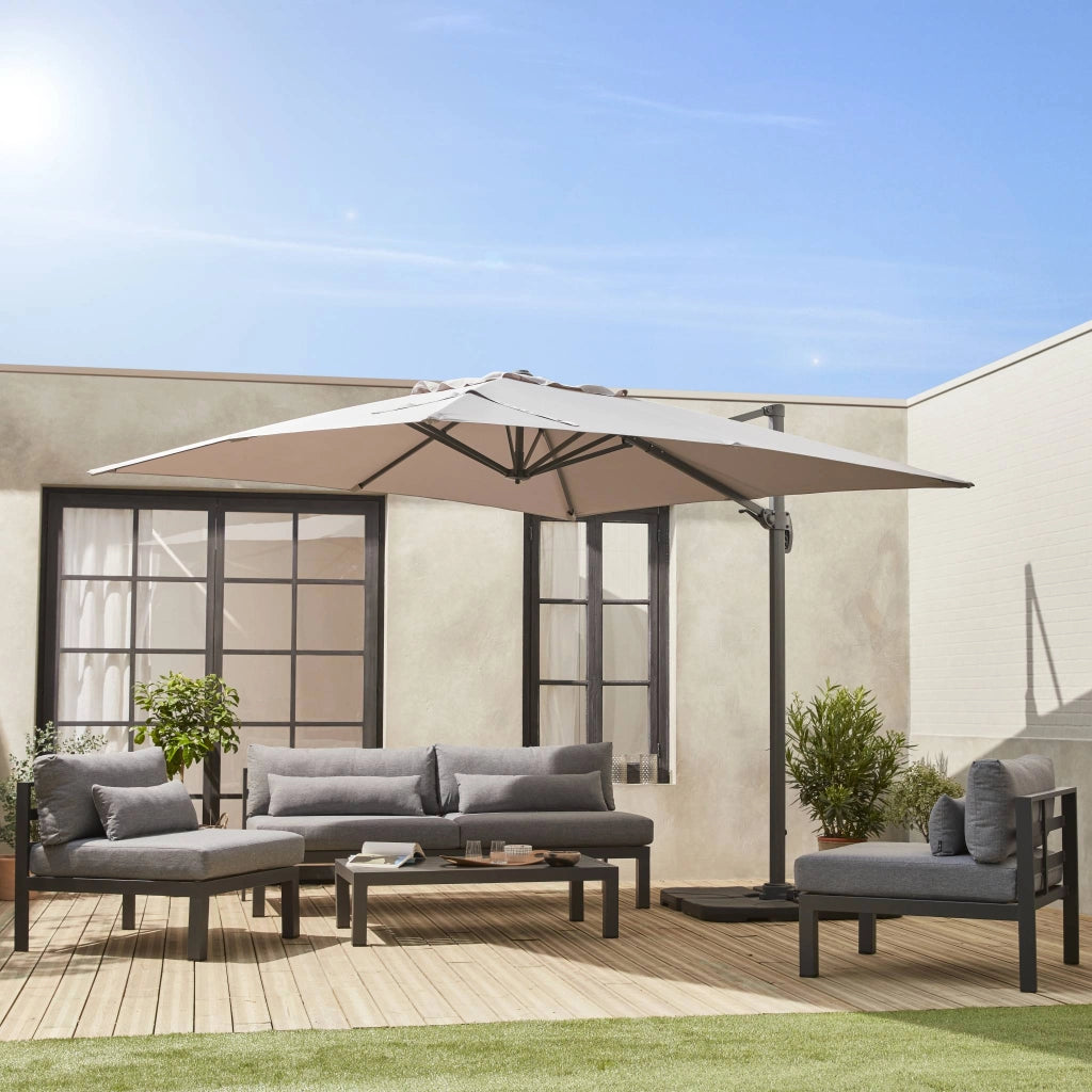 Telo per ombrellone falgos 3x3m, beige