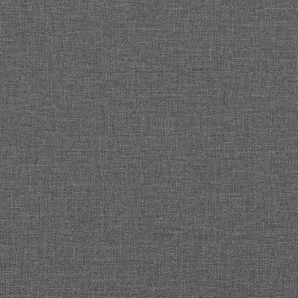 Letto matrimoniale | Letto per adulti | Struttura del letto Grigio Scuro 200 x 200 cm Tessuto