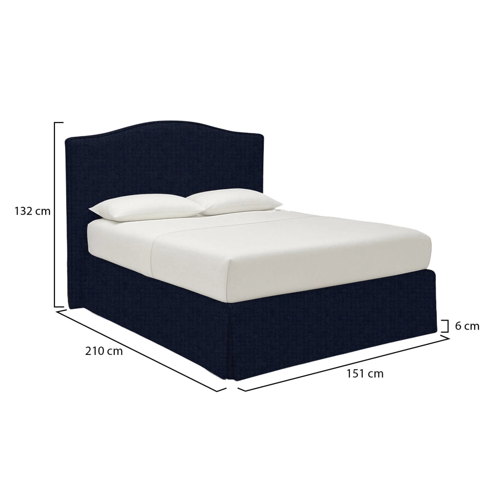 Runcorn, Letto Piazza e Mezza Sfoderabile Made in Italy, Viola Scuro