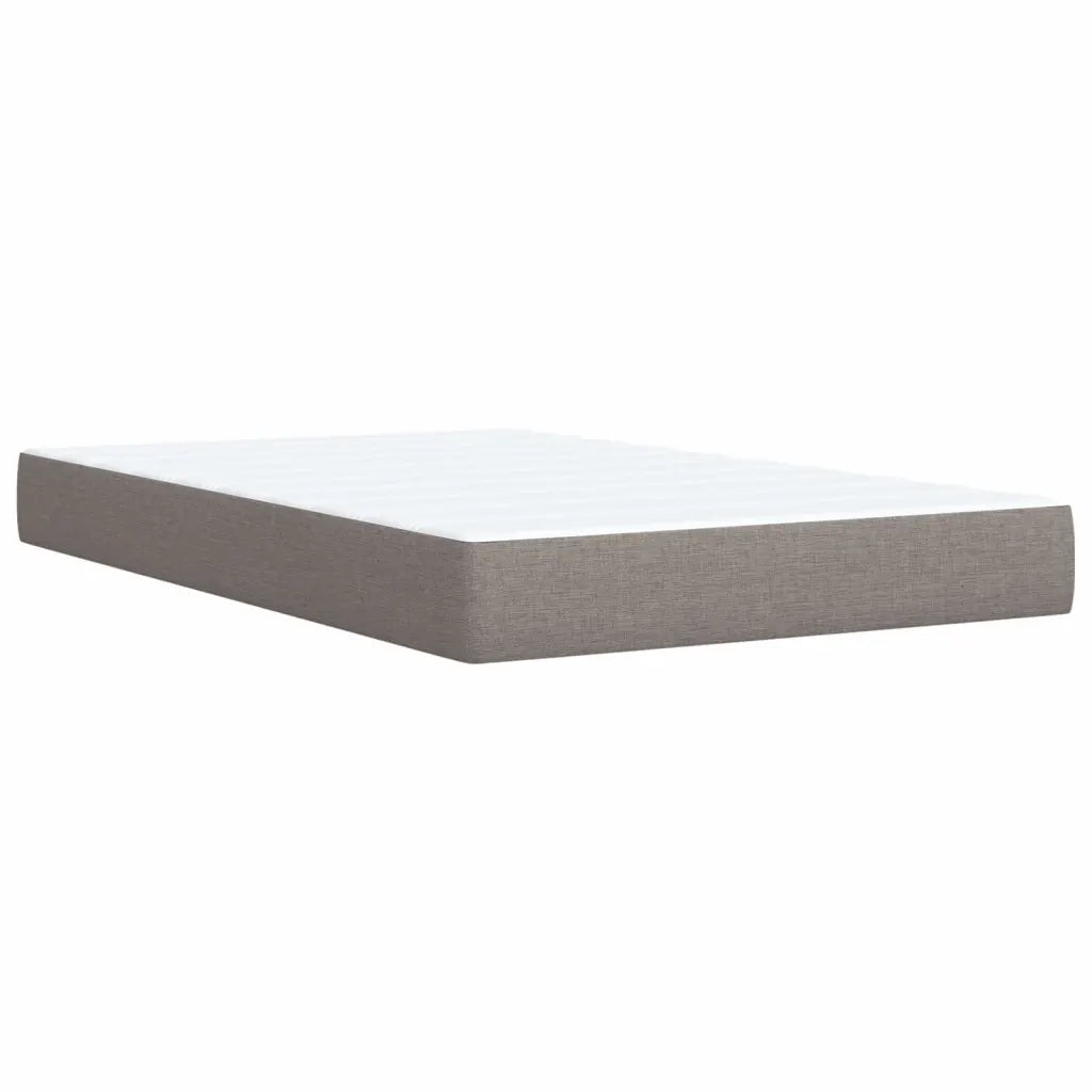 Giroletto a Molle con Materasso Tortora 120x190 cm in Tessuto 3288145