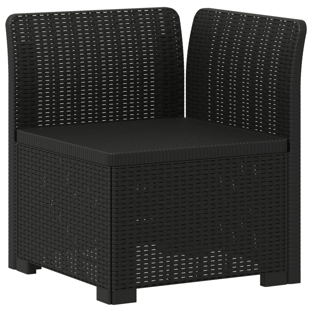 Divano da Giardino a 1 Posto con Cuscino Aspetto Rattan PP 8011819