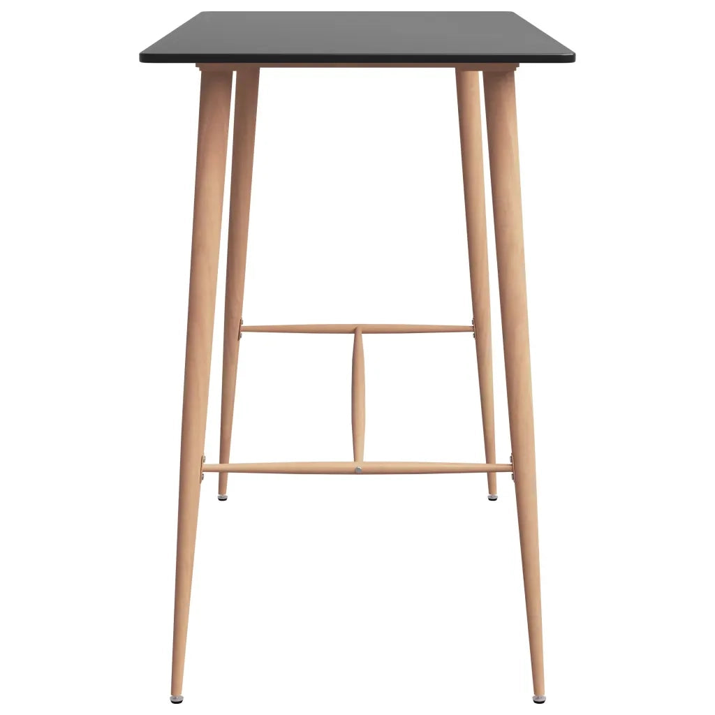Set da Bar 5 pz Nero e Grigio 3057467
