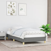 Giroletto senza Materasso Grigio Scuro 80x200 cm Tessuto 346771