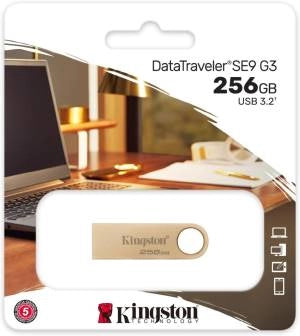 Kingston Pendrive USB-A 3.2 256GB DTSE9G3/256GB Gold