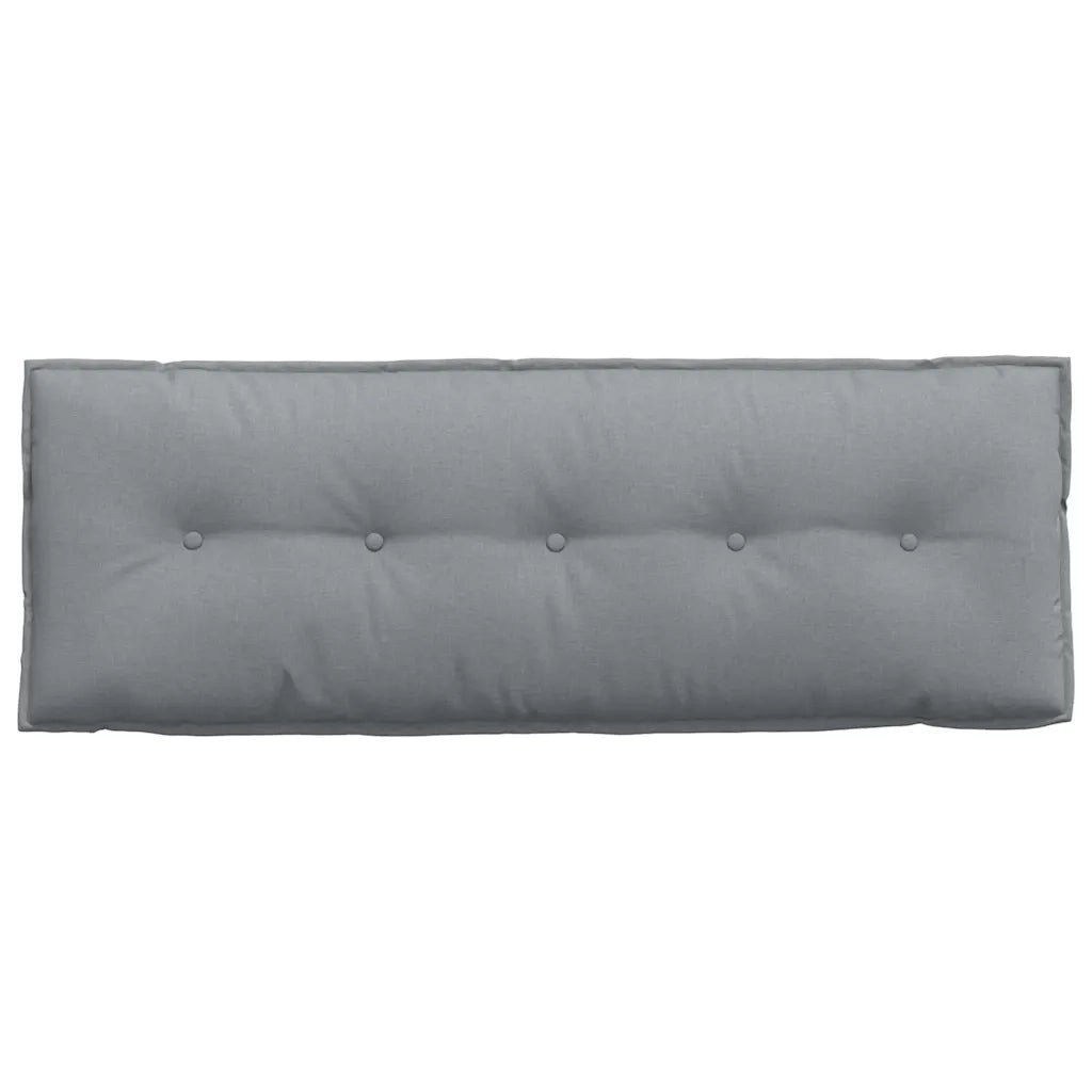 Cuscino per Schiena Grigio chiaro 140 x 19 x 50 cm Tessuto 42014830