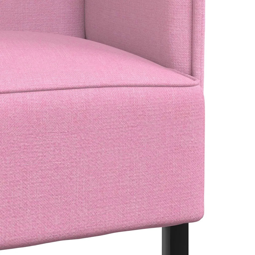 Divano alto 101cm Rosa Tessuto 42010843