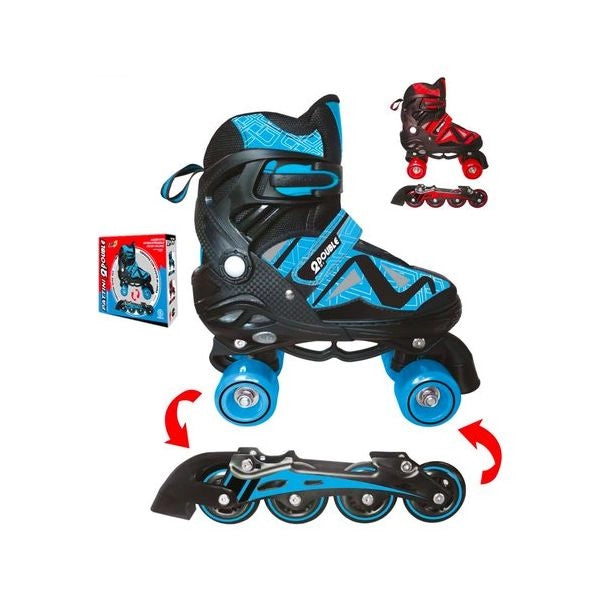Pattini mandelli 707400166 sport one double 2 in 1 assortito