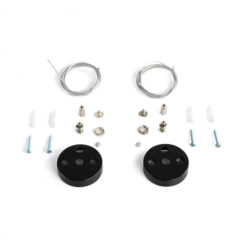 Kit sospensione Videx per lampada Lineare 150cm nero