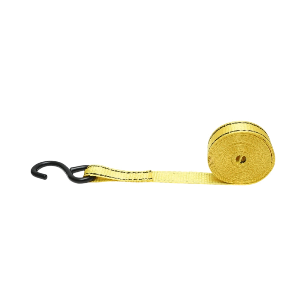 Cinghia di ancoraggio per carichi 5mx25mm 225Kg (cricchetto semplice) Crownman