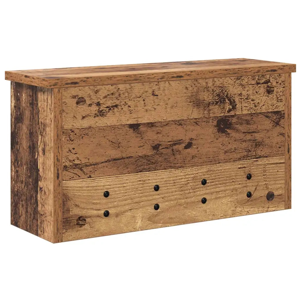 Appendiabiti a muro Legno vecchio 50 x 16 x 26 cm 874313