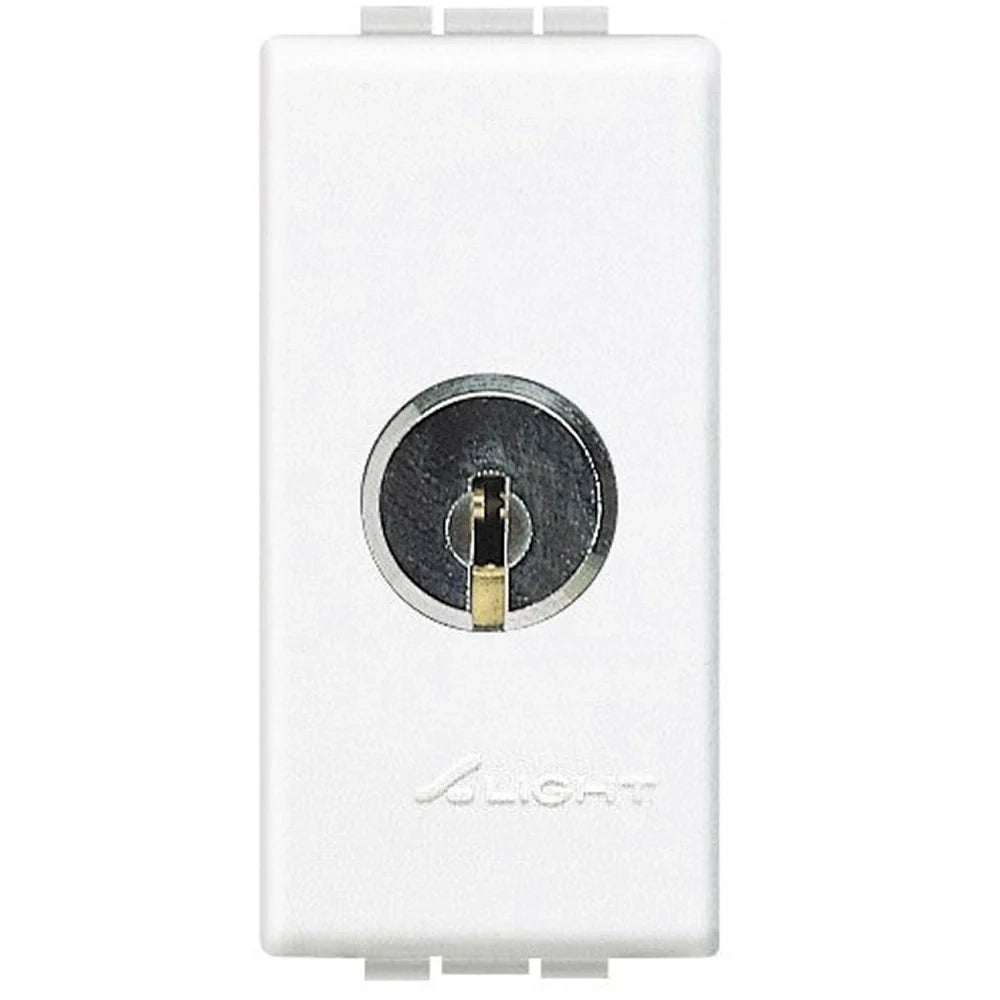 Deviatore Bticino LivingLight 1P 16A a chiave N4022C