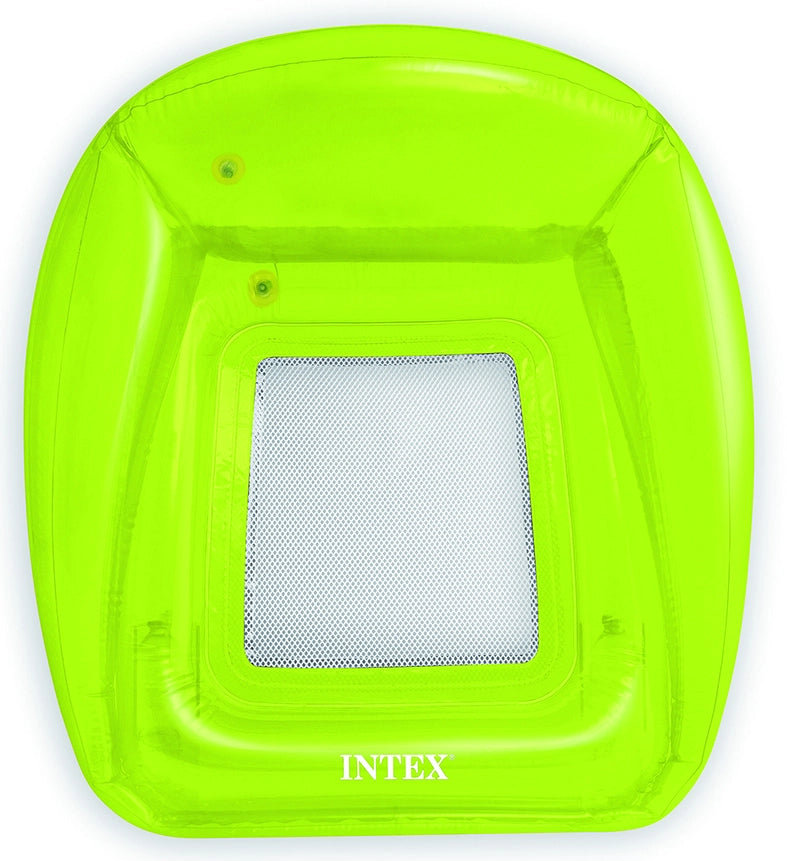 Intex POLTRONA GALLEGGIANTE GONFIABILE TRASPARENT LOUNGES  cm. 104x102