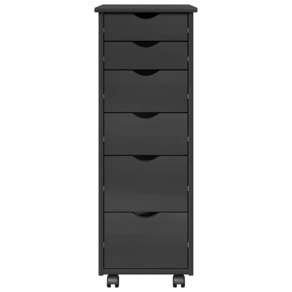 Mobile con Ruote con ruota Grigio 34 x 39 x 93,5 cm 42028366