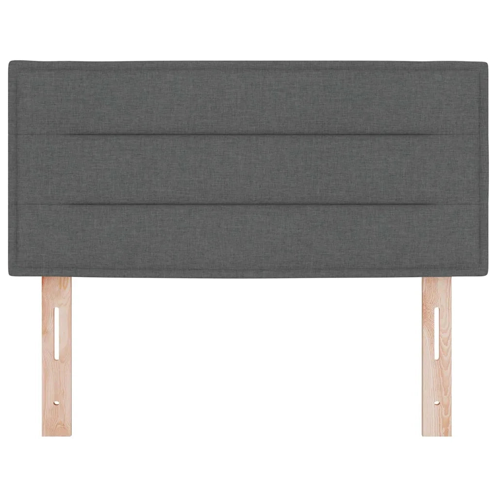 Testiera Grigio scuro 80 cm Tessuto 42006993
