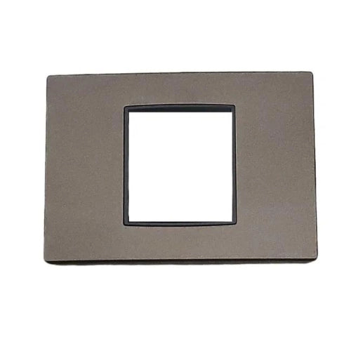 VIMAR EIKON - PLACCA CLASSIC 2M CENTRALI TITANIO MATT