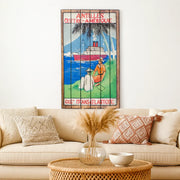 Stampa su legno da parete ship 60x100 cm design moderno | Duzzle