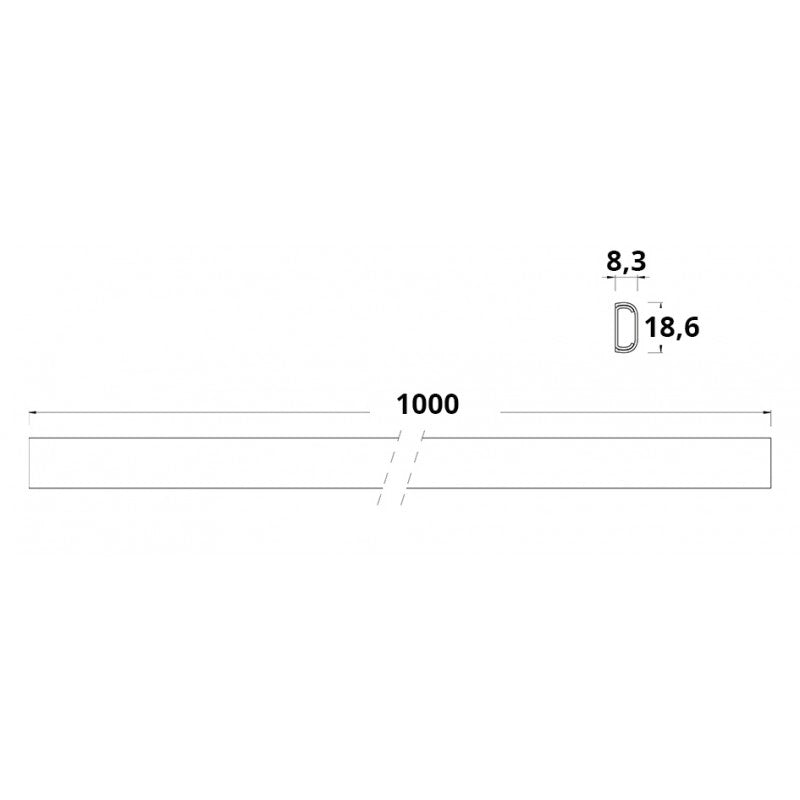 DIFFUSORE PER STRIP LED