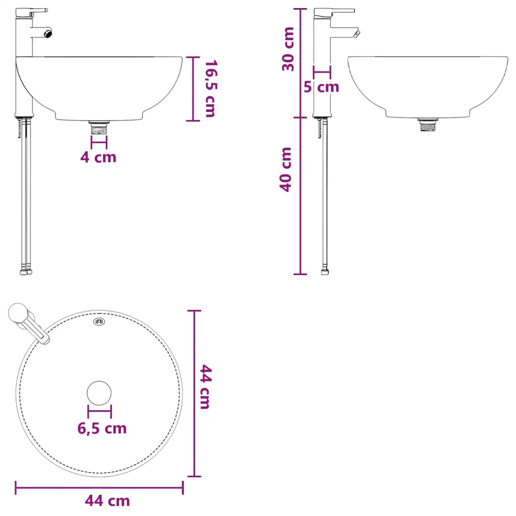 Mobile Lavabo da Parete Sonoma grigio 49,5 x 44,5 x 66,5 cm 890307