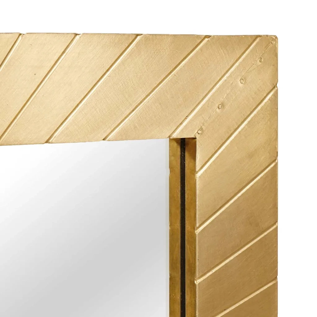 Specchio da bagno con specchio Nero e Oro 50 x 2,5 x 70 cm 4017859