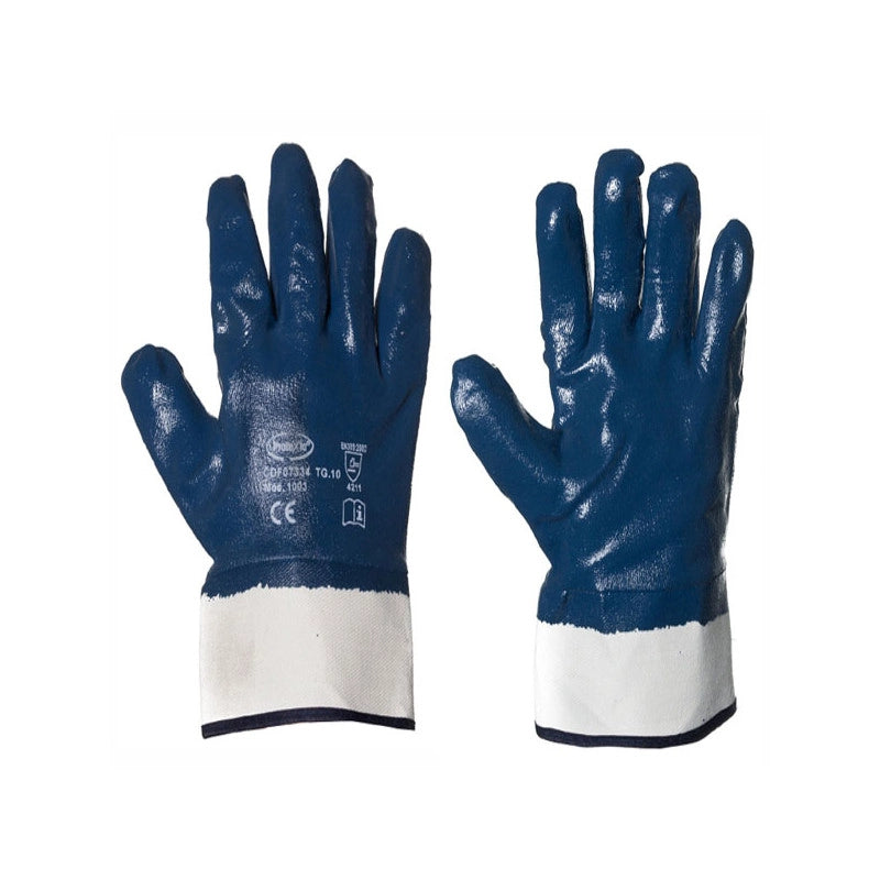 Guanti Nitrile Manichetta 10 Protexio 07334