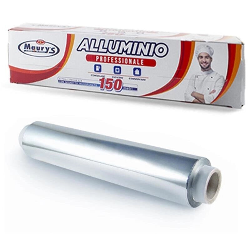 MAURY'S ROTOLO ALLUMINIO FOGLIO DA CUCINA 150 MT