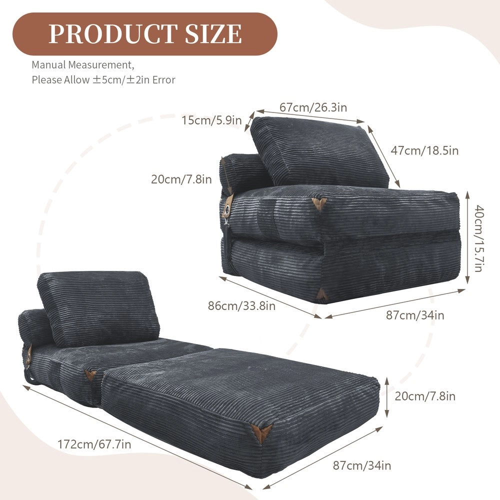 Divano con Contenitore e Nappe Decorative ¨C MINIMAL ¨C 1 Posto