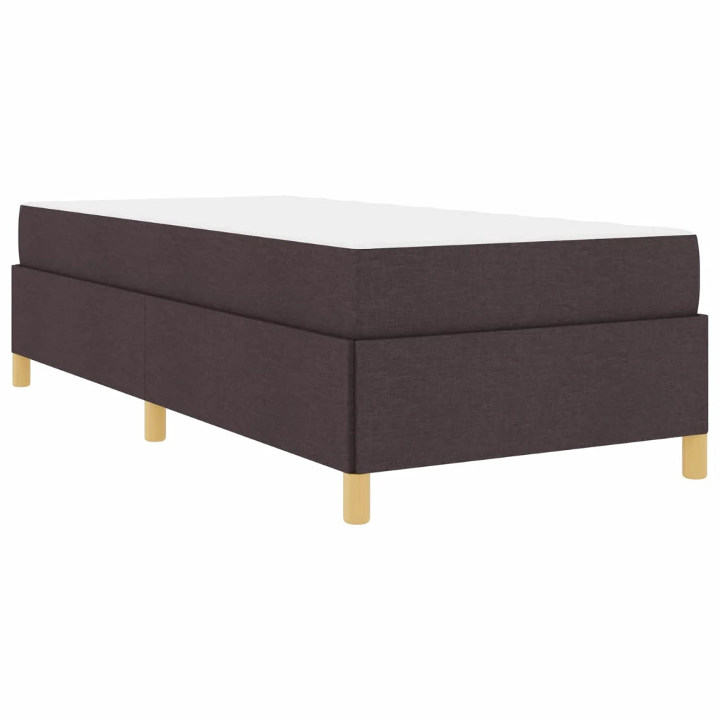 Struttura del letto Marrone Scuro 80 x 200 cm Tessuto