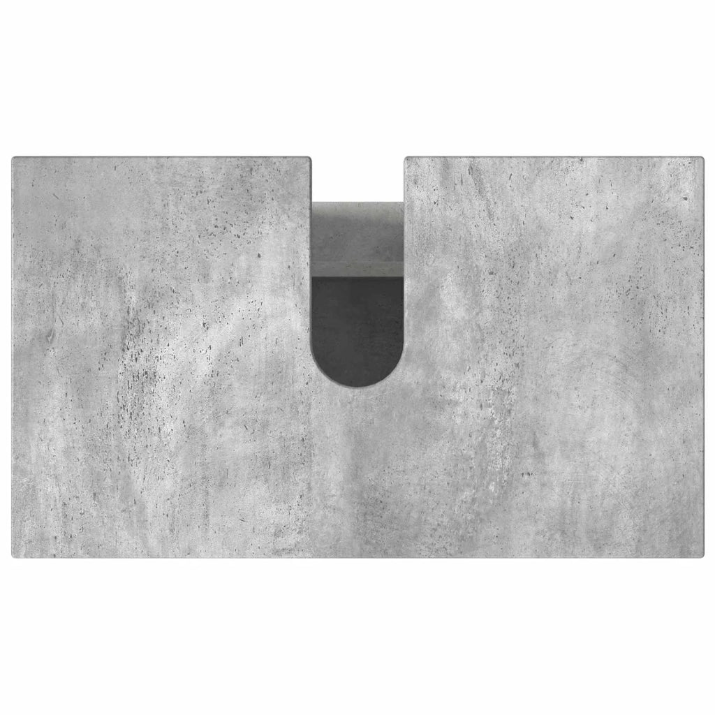 Mobiletto da bagno Grigio Cemento 60 x 35 x 60 cm 889398