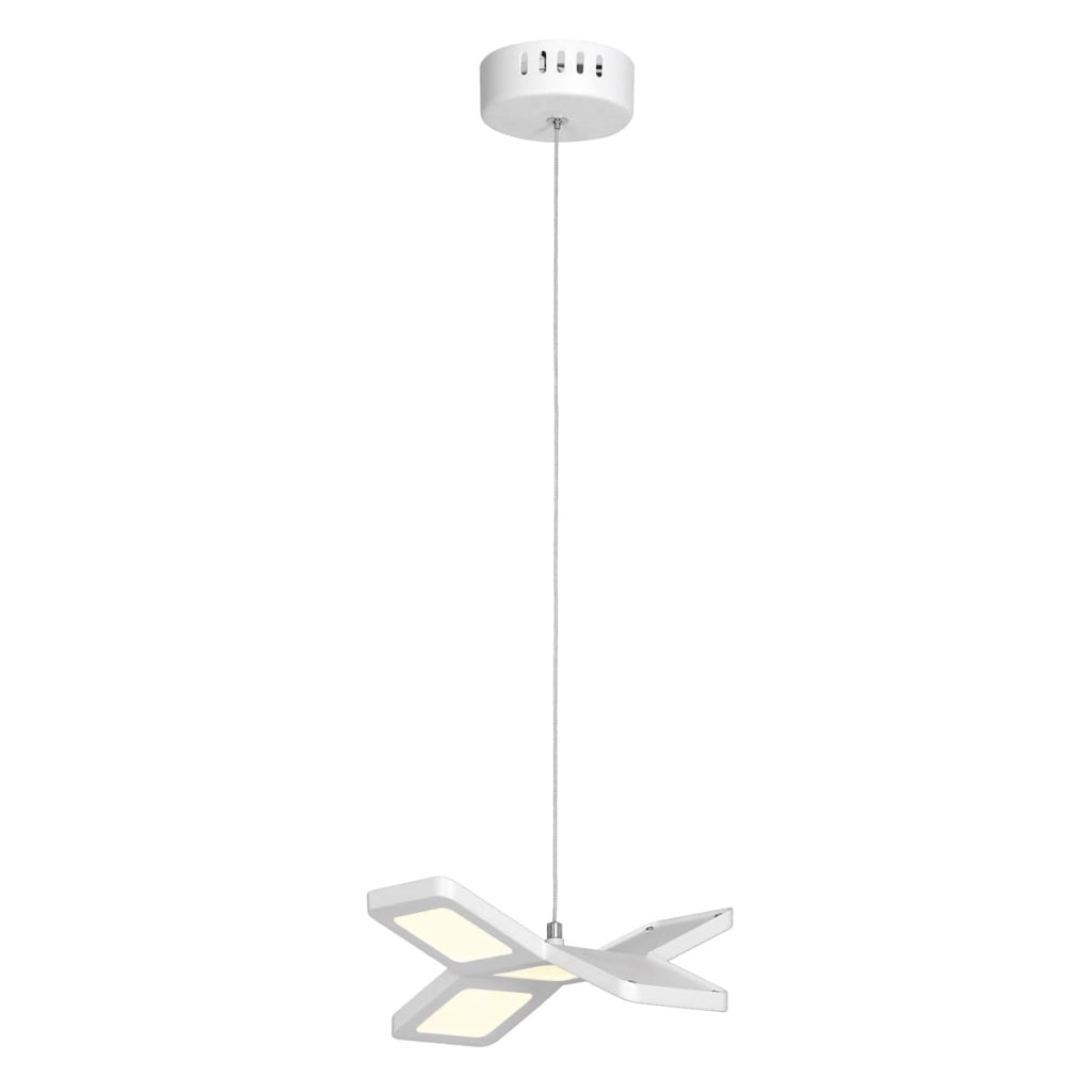 Lampada a sospensione LED Milagro Pixels ML194 bianca 23cm