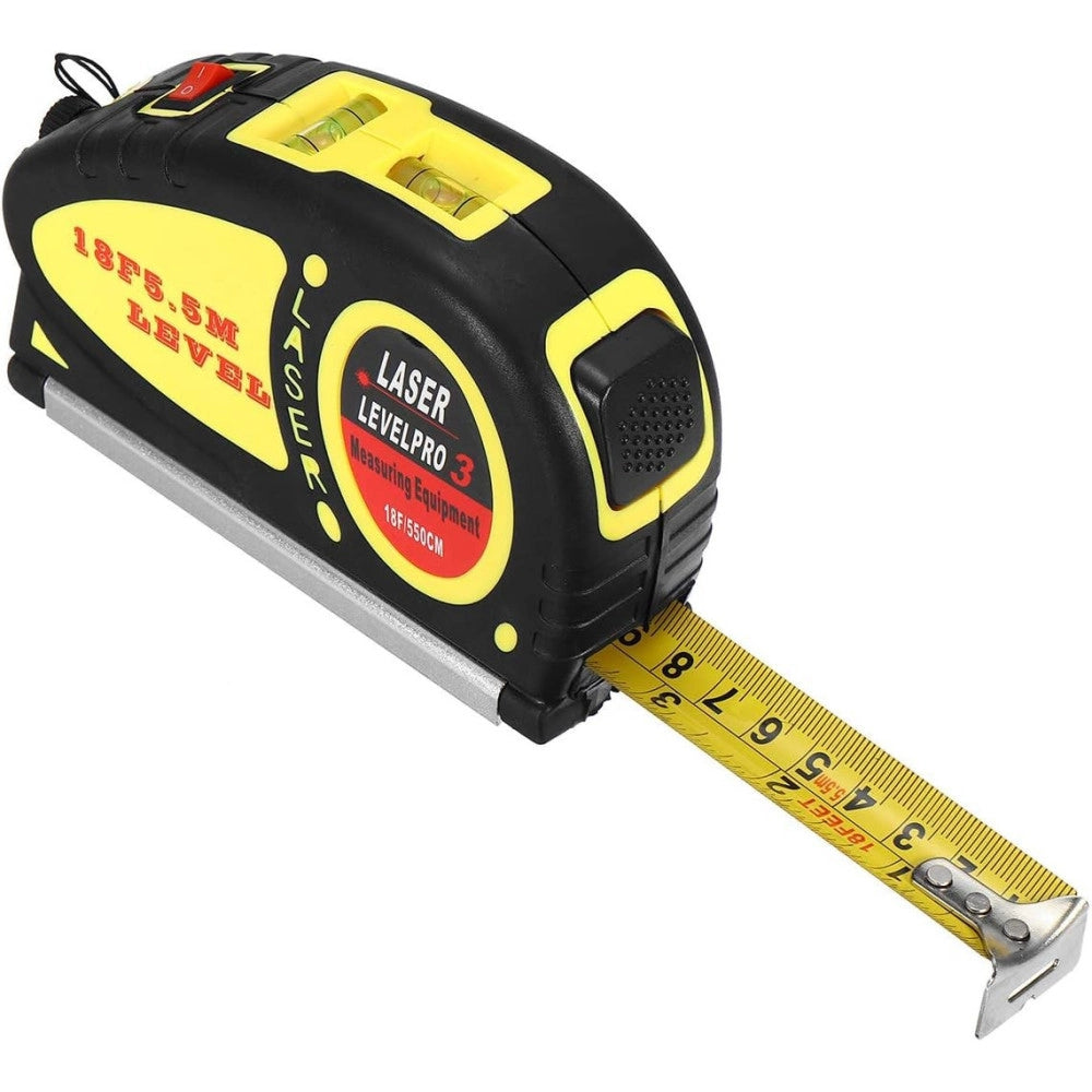 Trade Shop - Livella Laser Metro 5mt Multifunzione Pro Lv03 Di Precisione Professionale -