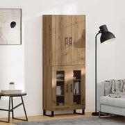 Credenza 2 pcs Rovere artigianale 69,5 x 34 x 180 cm