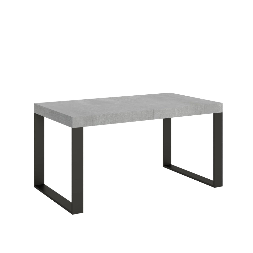 Tavolo Allungabile 160-420x90x77 cm Tecno Premium Cemento